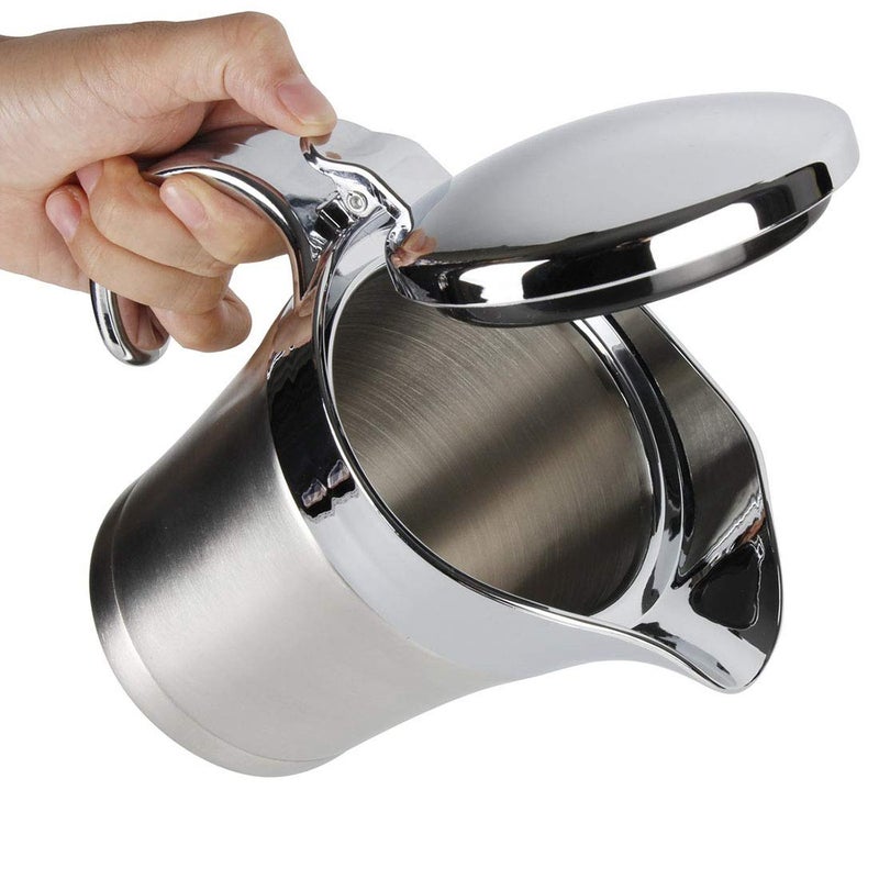 YOUNG & DANGEROUS Stainless Steel Double Insulated Gravy Boat with Hinged Lid (16 OZ / 450ML) - Image 5